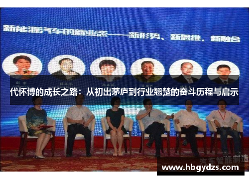 代怀博的成长之路：从初出茅庐到行业翘楚的奋斗历程与启示