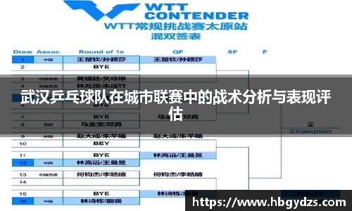 武汉乒乓球队在城市联赛中的战术分析与表现评估